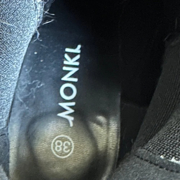 Monki Patent Leather Black Chelsea Boot in Size EU 38 / US 7 - Picture 6 of 7